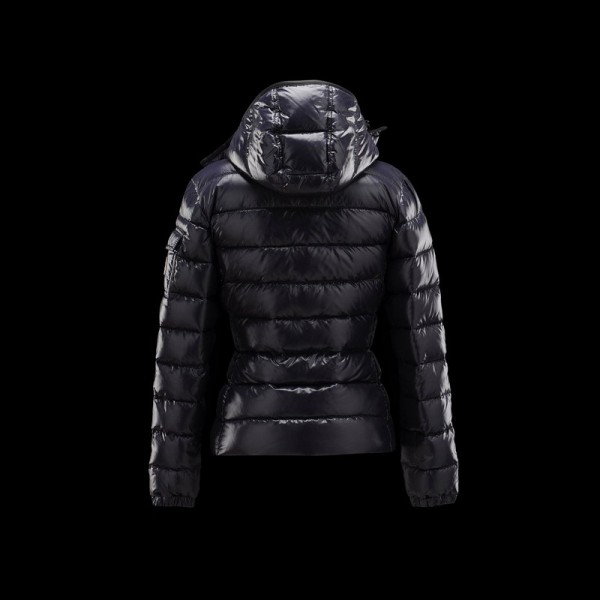 Moncler Slim Blu Mock Collar Zipper Slash caldo Cappotti uscita